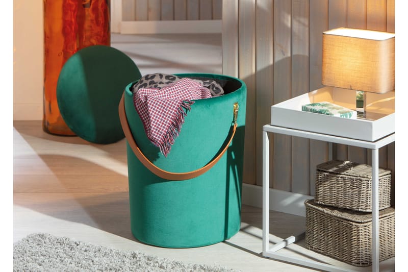 Nakisha Pall - Grön - Möbler - Vardagsrum - Stolar & sittmöbler - Pallar