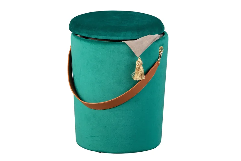 Nakisha Pall - Grön - Möbler - Vardagsrum - Stolar & sittmöbler - Pallar