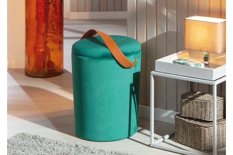 Nakisha Pall - Grön - Möbler - Vardagsrum - Stolar & sittmöbler - Pallar