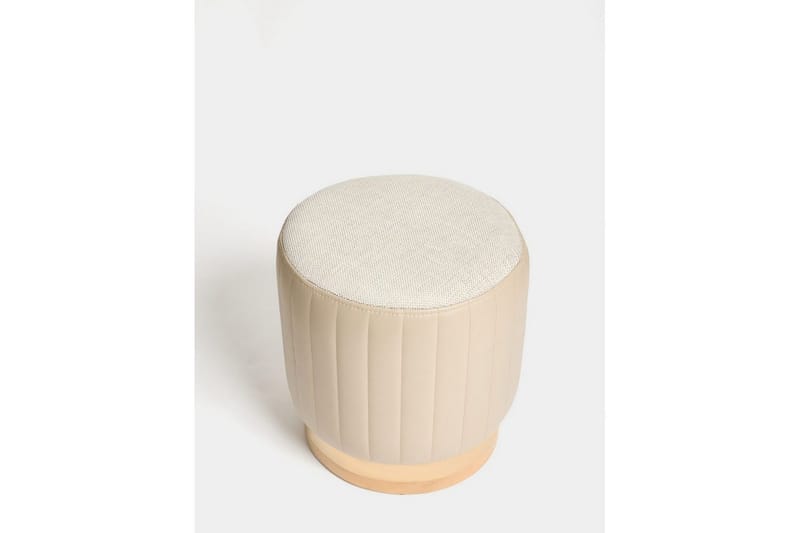 Neylor Fotpall 40 cm - Beige - Möbler - Vardagsrum - Stolar & sittmöbler - Pallar - Fotpall