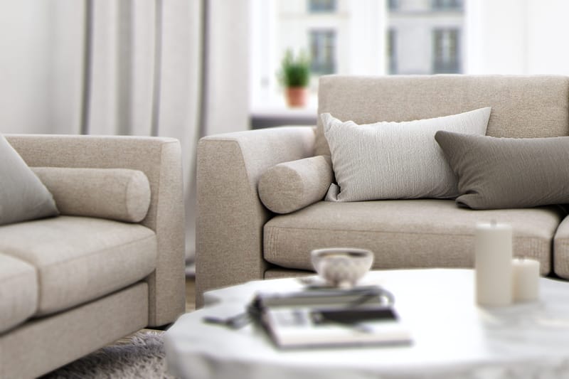 Ocean Lyx Fotpall - Beige - Möbler - Vardagsrum - Stolar & sittmöbler - Pallar - Fotpall