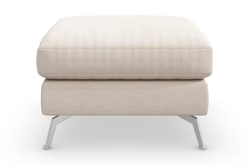 Ocean Lyx Fotpall - Beige/Krom - Möbler - Vardagsrum - Stolar & sittmöbler - Pallar - Fotpall