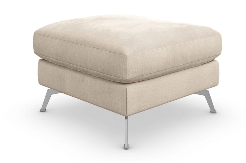 Ocean Lyx Fotpall - Beige/Sammet - Möbler - Vardagsrum - Stolar & sittmöbler - Pallar - Fotpall