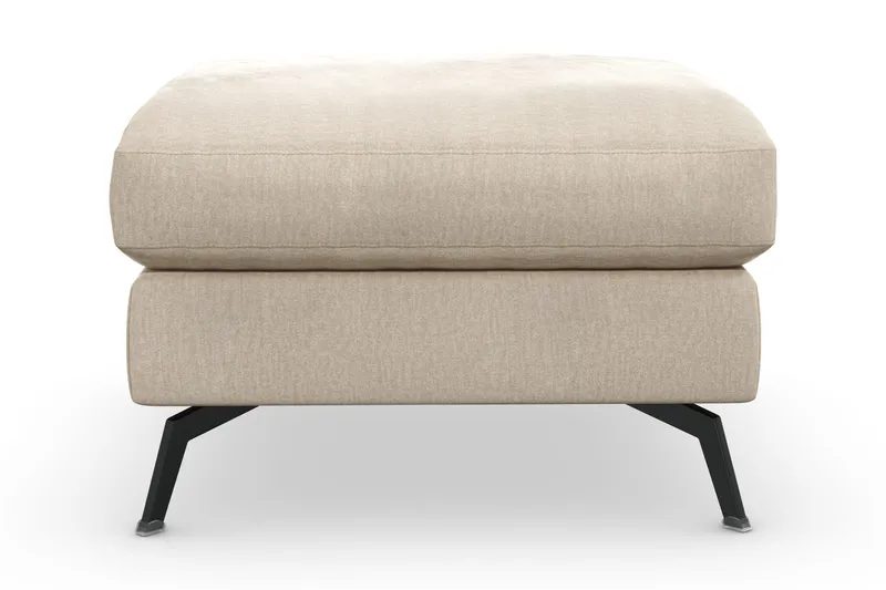 Ocean Lyx Fotpall - Beige/Sammet - Möbler - Vardagsrum - Stolar & sittmöbler - Pallar - Fotpall