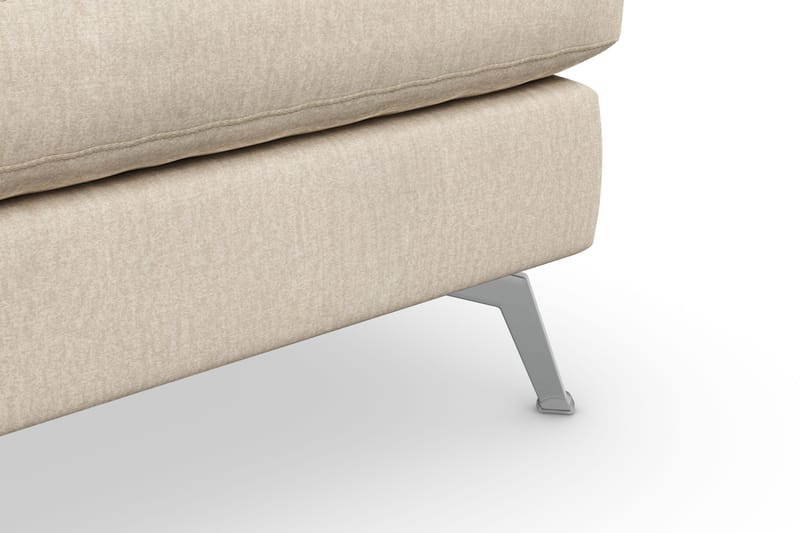 Ocean Lyx Fotpall - Beige/Sammet - Möbler - Vardagsrum - Stolar & sittmöbler - Pallar - Fotpall