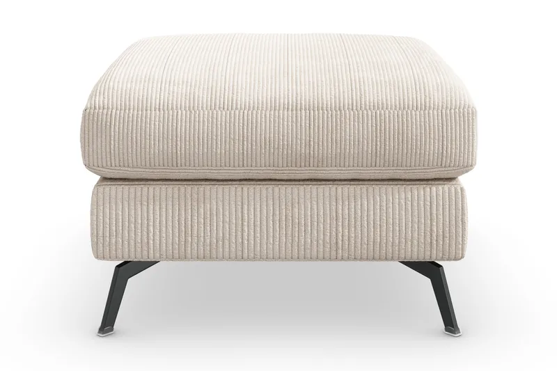 Ocean Lyx Fotpall - Beige/Svart - Möbler - Vardagsrum - Stolar & sittmöbler - Pallar - Fotpall