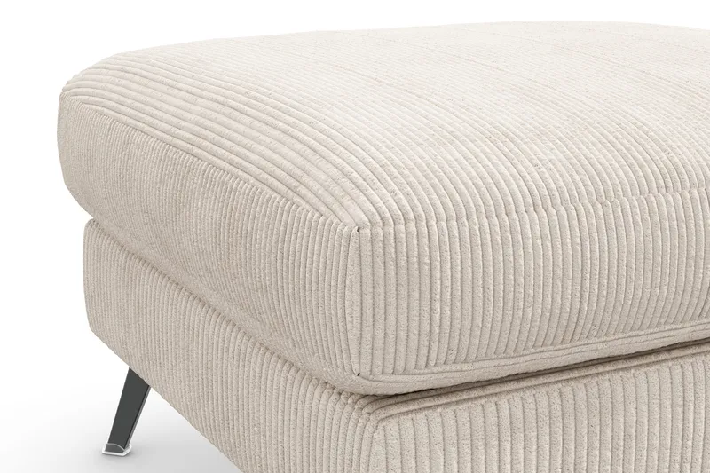 Ocean Lyx Fotpall - Beige/Svart - Möbler - Vardagsrum - Stolar & sittmöbler - Pallar - Fotpall