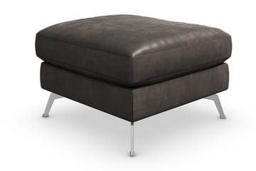 Ocean Lyx Fotpall - Svart/Läder - Möbler - Vardagsrum - Stolar & sittmöbler - Pallar - Fotpall