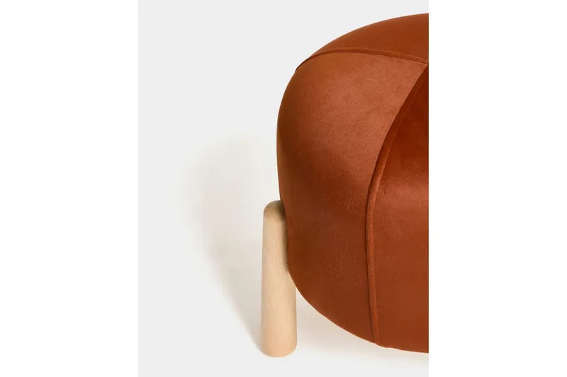 Orryn Fotpall 40 cm - Orange/Natur - Möbler - Vardagsrum - Stolar & sittmöbler - Pallar - Fotpall