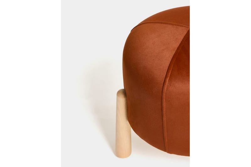 Orryn Fotpall 40 cm - Orange/Natur - Möbler - Vardagsrum - Stolar & sittmöbler - Pallar - Fotpall