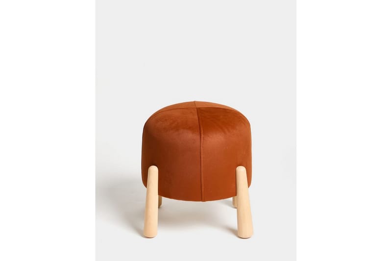 Orryn Fotpall 40 cm - Orange/Natur - Möbler - Vardagsrum - Stolar & sittmöbler - Pallar - Fotpall