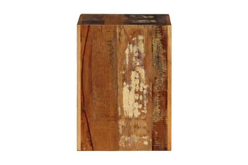 Pall 40x30x40 cm massivt återvunnet trä - Flerfärgad - Pallar