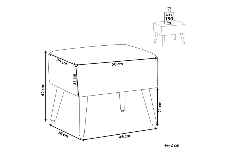 Pall Manteo - Möbler - Vardagsrum - Stolar & sittmöbler - Pallar - Fotpall