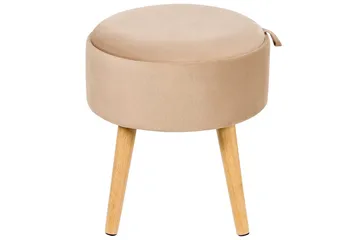 Pall Neely Beige - Beige - Möbler - Vardagsrum - Stolar & sittmöbler - Pallar - Fotpall