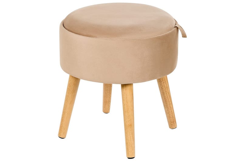 Pall Neely Beige - Beige - Möbler - Vardagsrum - Stolar & sittmöbler - Pallar - Fotpall