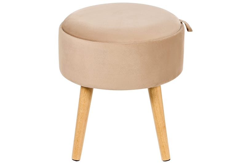 Pall Neely Beige - Beige - Möbler - Vardagsrum - Stolar & sittmöbler - Pallar - Fotpall