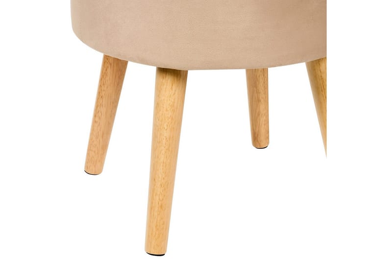 Pall Neely Beige - Beige - Möbler - Vardagsrum - Stolar & sittmöbler - Pallar - Fotpall