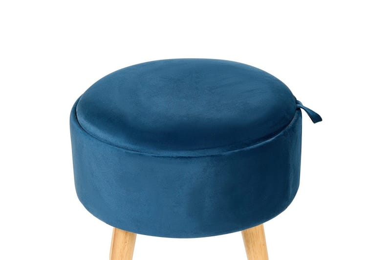 Pall Neely Blå - Blå - Möbler - Vardagsrum - Stolar & sittmöbler - Pallar - Fotpall