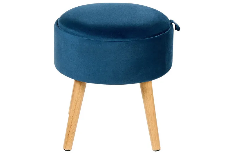 Pall Neely Blå - Blå - Möbler - Vardagsrum - Stolar & sittmöbler - Pallar - Fotpall