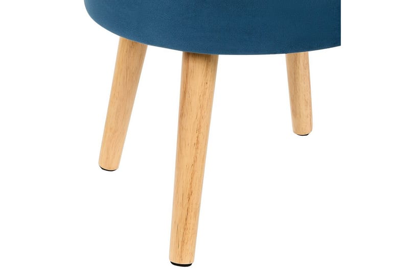 Pall Neely Blå - Blå - Möbler - Vardagsrum - Stolar & sittmöbler - Pallar - Fotpall