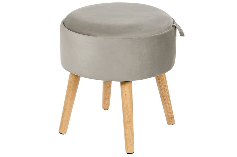 Pall Neely Grå - Grå - Möbler - Vardagsrum - Stolar & sittmöbler - Pallar - Fotpall