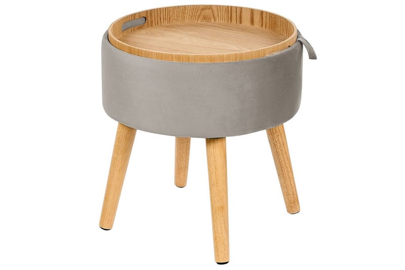 Pall Neely Grå - Grå - Möbler - Vardagsrum - Stolar & sittmöbler - Pallar - Fotpall