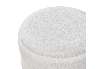 Pall Okaton Vit/ljust trä - Vit/ljust trä - Möbler - Vardagsrum - Stolar & sittmöbler - Pallar - Fotpall