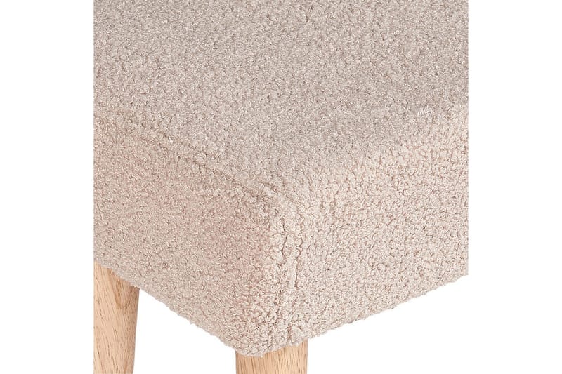Pall Takoma Beige/ljust trä - Beige/ljust trä - Möbler - Vardagsrum - Stolar & sittmöbler - Pallar - Fotpall