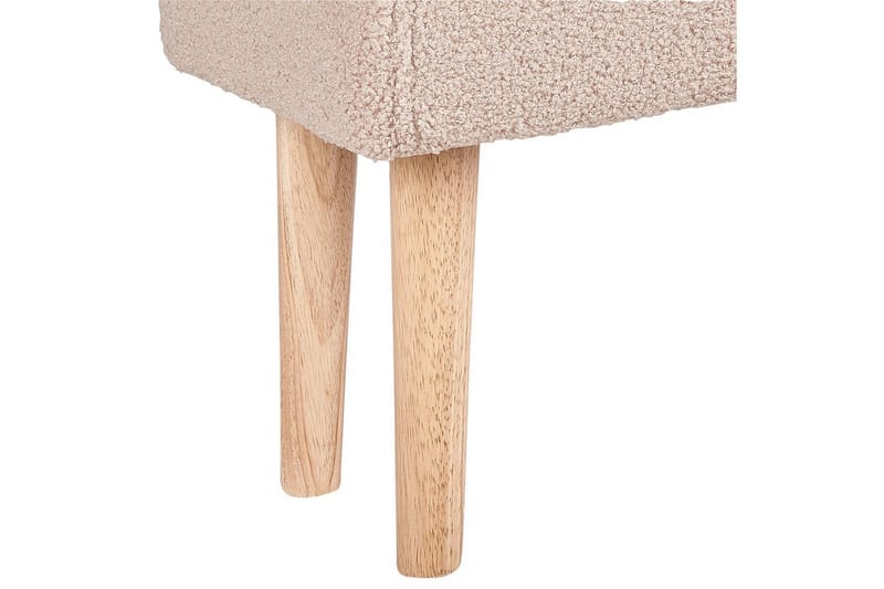 Pall Takoma Beige/ljust trä - Beige/ljust trä - Möbler - Vardagsrum - Stolar & sittmöbler - Pallar - Fotpall