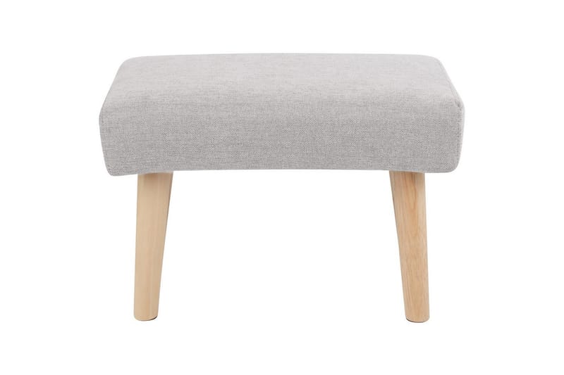 Pall Takoma II Grå/ljust trä - Grå/ljust trä - Möbler - Vardagsrum - Stolar & sittmöbler - Pallar - Fotpall