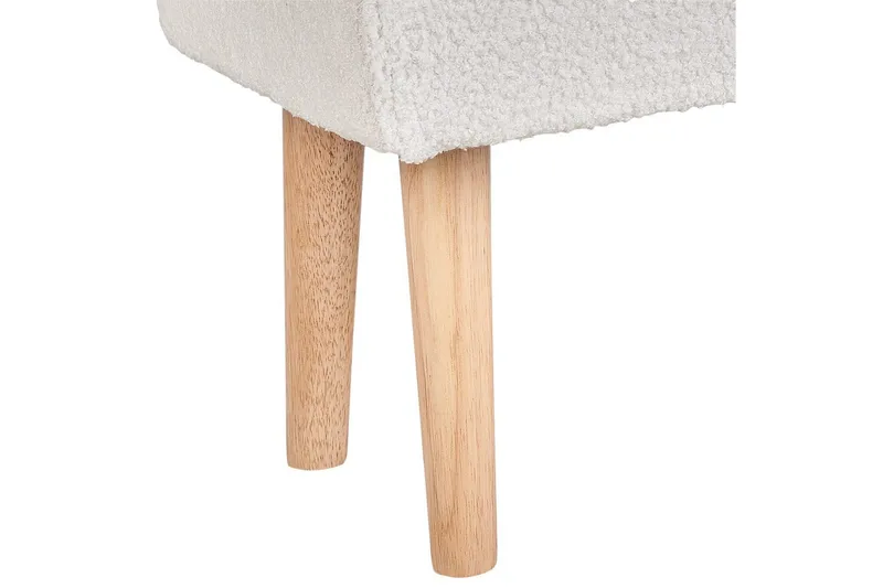 Pall Takoma Vit/ljust trä - Vit/ljust trä - Möbler - Vardagsrum - Stolar & sittmöbler - Pallar - Fotpall