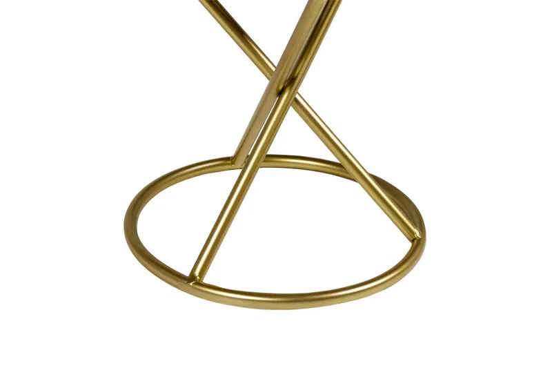 Pall Presho Vitt/guld - Vitt/guld - Möbler - Vardagsrum - Stolar & sittmöbler - Pallar - Fotpall