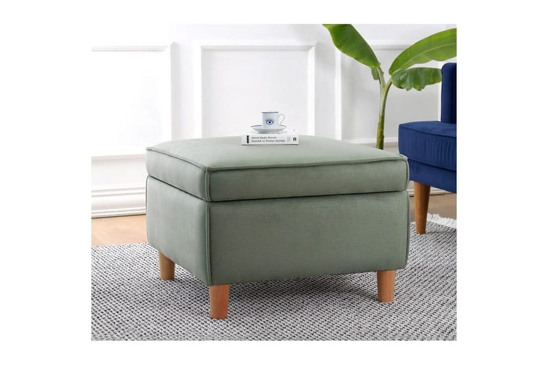 Puff Veyacen Grön - Grön - Möbler - Vardagsrum - Stolar & sittmöbler - Pallar - Fotpall