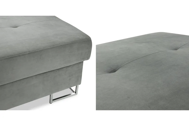 Reginia Fotpall 104 cm - Turkos - Möbler - Vardagsrum - Stolar & sittmöbler - Pallar - Fotpall