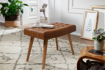 Rimantas Sittpall - Brun - Möbler - Vardagsrum - Stolar & sittmöbler - Pallar