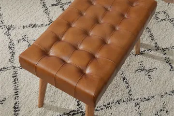 Rimantas Sittpall - Brun - Möbler - Vardagsrum - Stolar & sittmöbler - Pallar