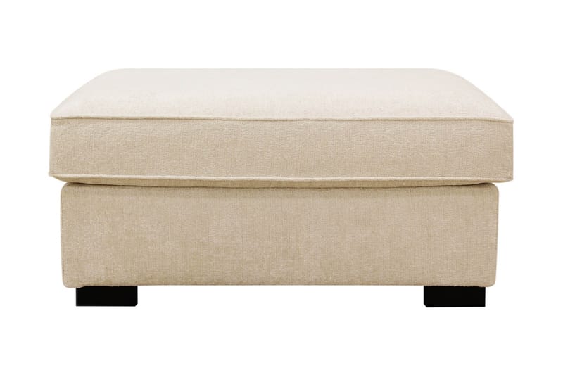 Rossita Fotpall i chenille - Beige - Möbler - Vardagsrum - Stolar & sittmöbler - Pallar - Fotpall