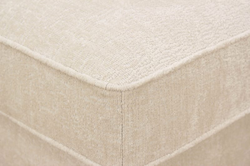 Rossita Fotpall i chenille - Beige - Möbler - Vardagsrum - Stolar & sittmöbler - Pallar - Fotpall