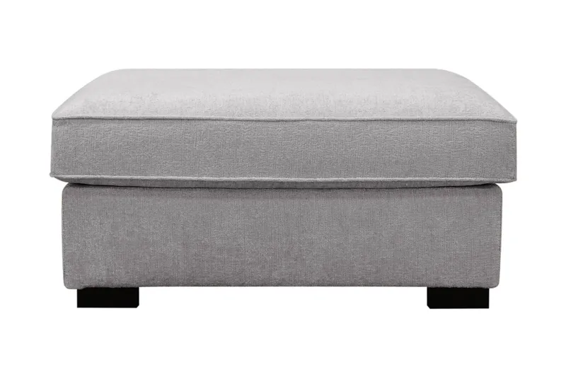 Rossita Fotpall i chenille - Grå - Möbler - Vardagsrum - Stolar & sittmöbler - Pallar - Fotpall