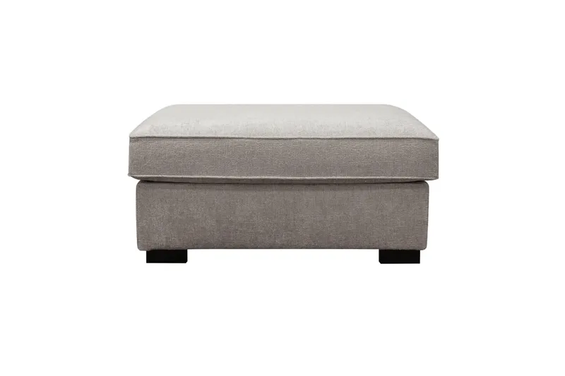 Rossita Fotpall i chenille - Grå/Brun - Möbler - Vardagsrum - Stolar & sittmöbler - Pallar - Fotpall