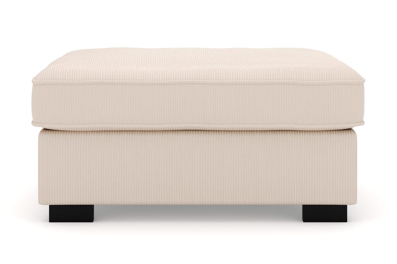 Rossita Fotpall i Manchester - Beige - Möbler - Vardagsrum - Stolar & sittmöbler - Pallar - Fotpall