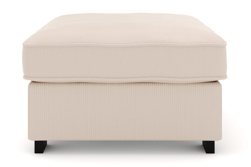 Rossita Fotpall i Manchester - Beige - Möbler - Vardagsrum - Stolar & sittmöbler - Pallar - Fotpall