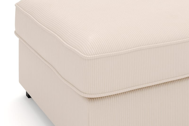 Rossita Fotpall i Manchester - Beige - Möbler - Vardagsrum - Stolar & sittmöbler - Pallar - Fotpall