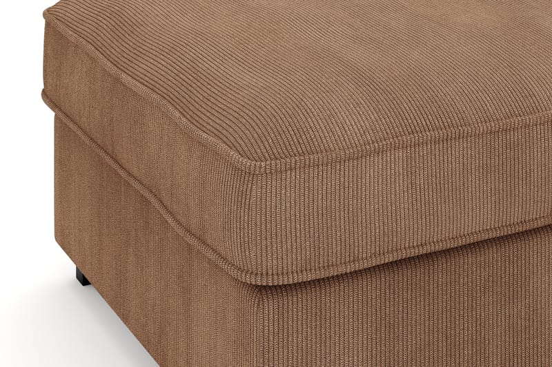 Rossita Fotpall i Manchester - Brun - Möbler - Vardagsrum - Stolar & sittmöbler - Pallar - Fotpall