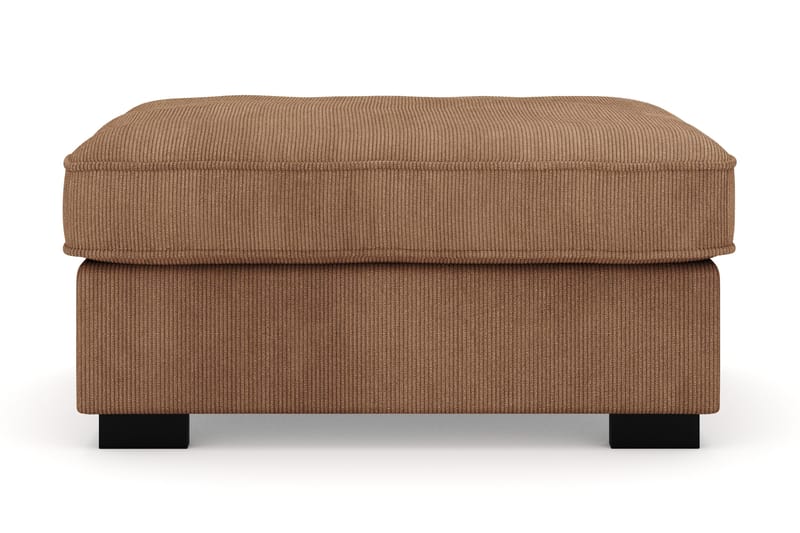 Rossita Fotpall i Manchester - Brun - Möbler - Vardagsrum - Stolar & sittmöbler - Pallar - Fotpall