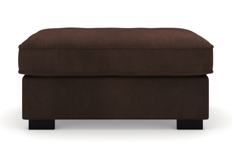 Rossita Fotpall i Manchester - Brun - Möbler - Vardagsrum - Stolar & sittmöbler - Pallar - Fotpall