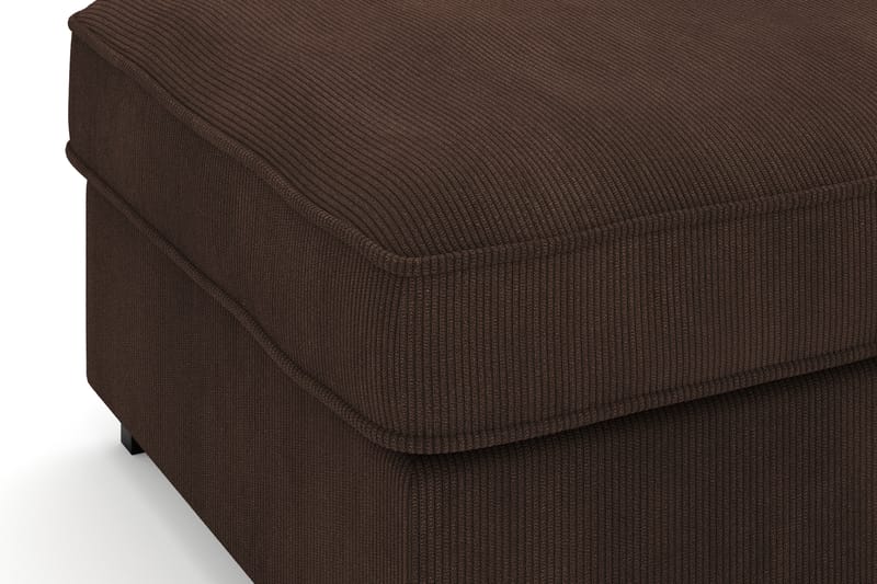 Rossita Fotpall i Manchester - Brun - Möbler - Vardagsrum - Stolar & sittmöbler - Pallar - Fotpall