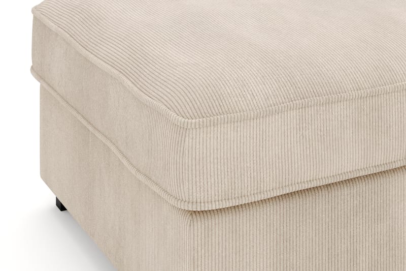 Rossita Fotpall i Manchester - Greige - Möbler - Vardagsrum - Stolar & sittmöbler - Pallar - Fotpall