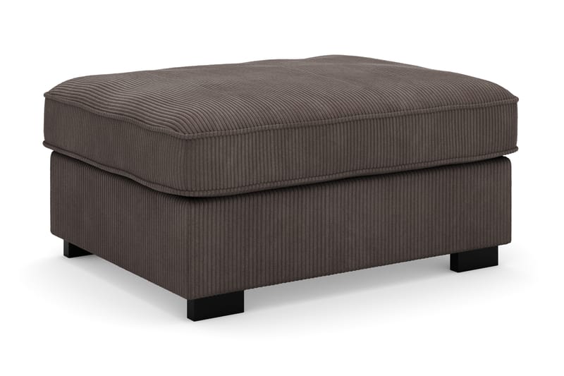 Rossita Fotpall i Manchester - Mörkgrå - Möbler - Vardagsrum - Stolar & sittmöbler - Pallar - Fotpall