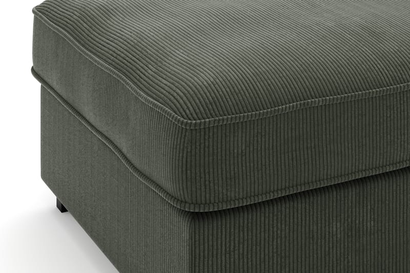 Rossita Fotpall i Manchester - Mörkgrön - Möbler - Vardagsrum - Stolar & sittmöbler - Pallar - Fotpall